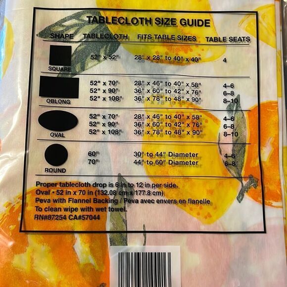 Home Collection Kitchen Towels and Tablecloth and Dish Drying Mat Set - Picture 7 of 7